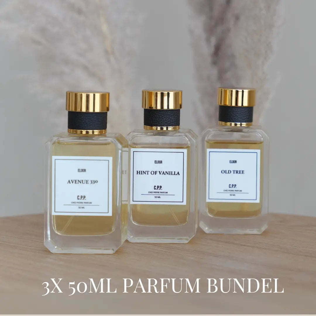 3x 50ml Ultieme parfum bundel